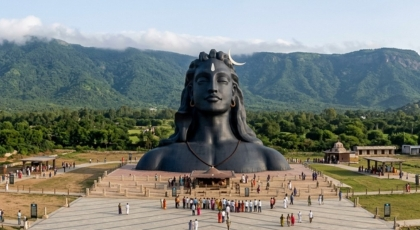 Isha Yoga Center with Adiyogi in Coimbatore